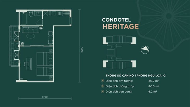 Thiết kế căn hộ condotel Sim Island Phú Quốc 5
