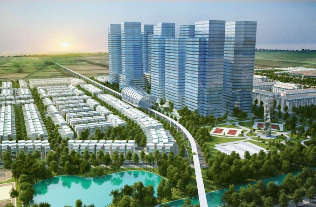 Vị trí của Vinhomes Đan Phượng